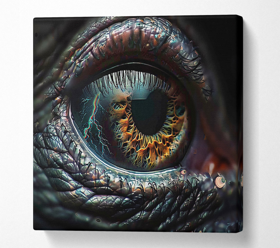  A Canvas Print of Azure Eye Of Storm Canvas Art