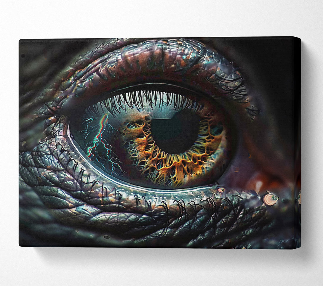  A Canvas Print of Azure Eye Of Storm Canvas Art