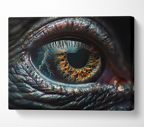  A Canvas Print of Azure Eye Of Storm Canvas Art