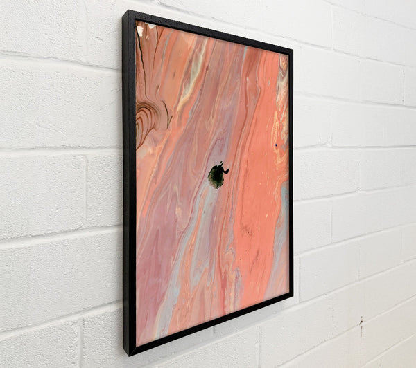 Peach Swirl Abstract