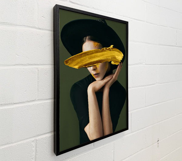 Gold Brush Woman