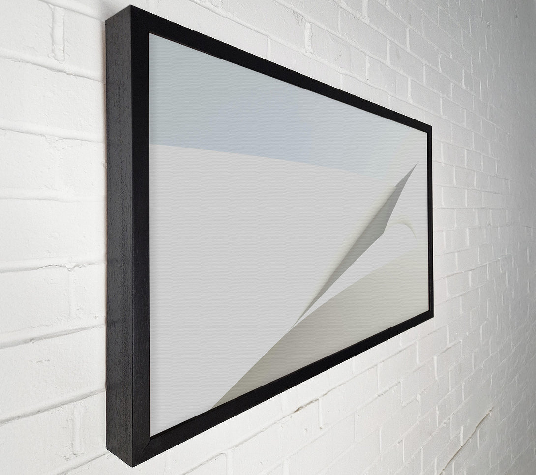  A Canvas Print of Silver Paper Folds Canvas Wall Art