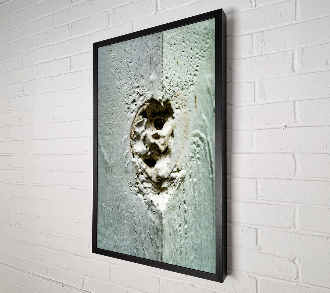  A Canvas Print of Pale Grey Imprint Canvas Wall Art