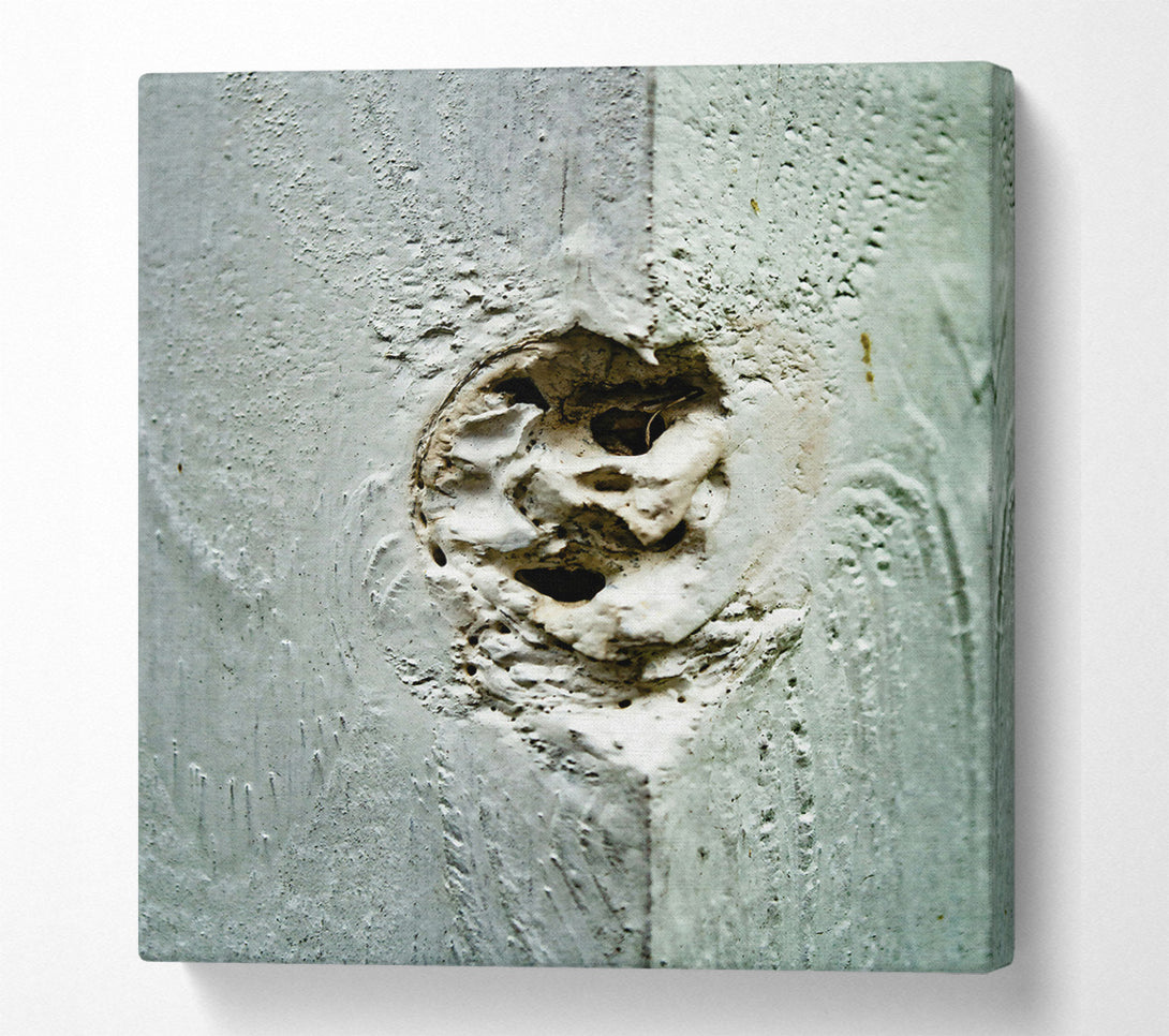  A Canvas Print of Pale Grey Imprint Canvas Wall Art