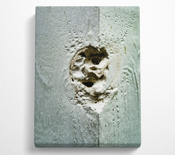  A Canvas Print of Pale Grey Imprint Canvas Wall Art