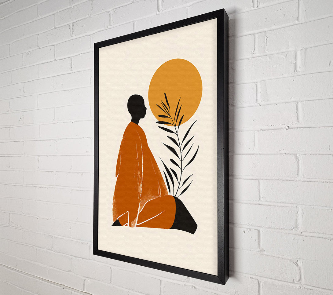 A Canvas Print of Sunset In Rust Canvas Art