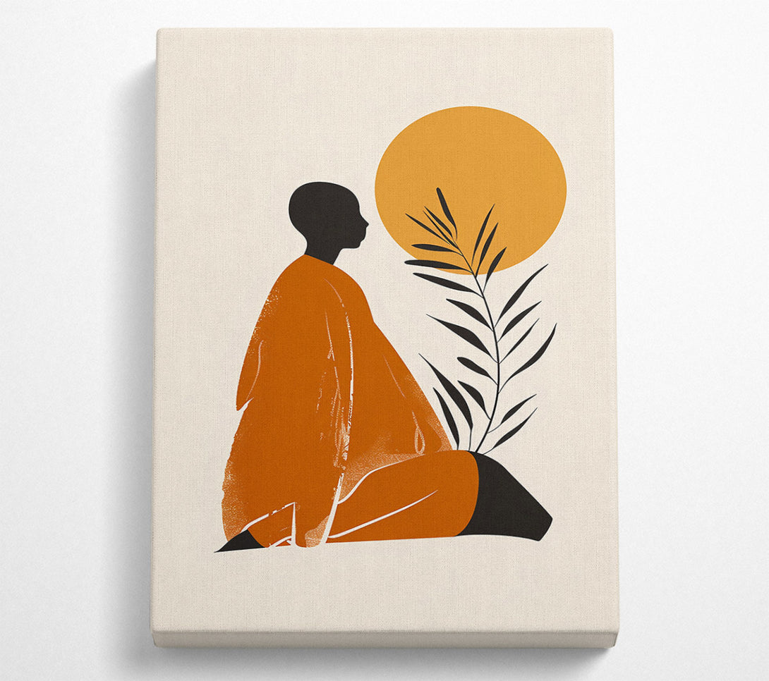  A Canvas Print of Sunset In Rust Canvas Art