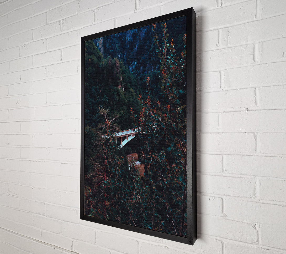  A Canvas Print of Emerald Bridge Overlook Canvas Wall Art