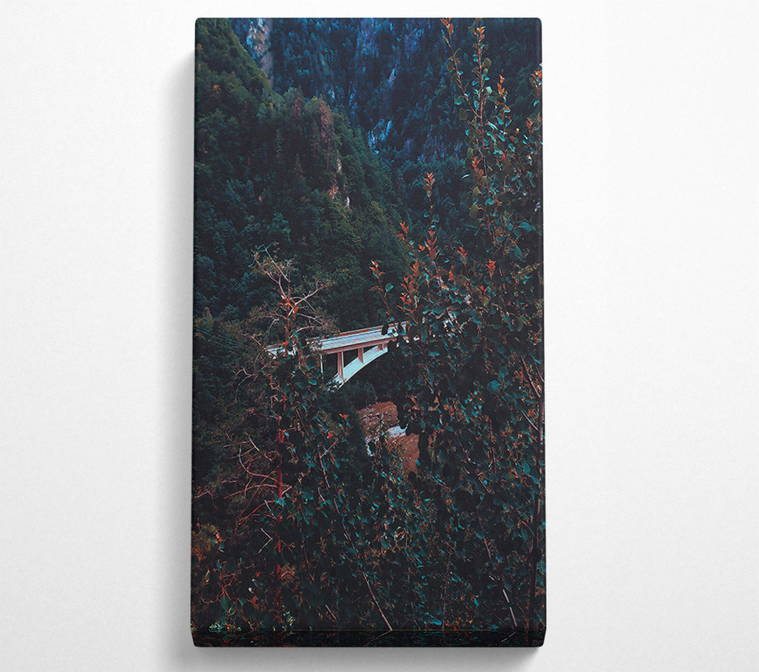  A Canvas Print of Emerald Bridge Overlook Canvas Wall Art