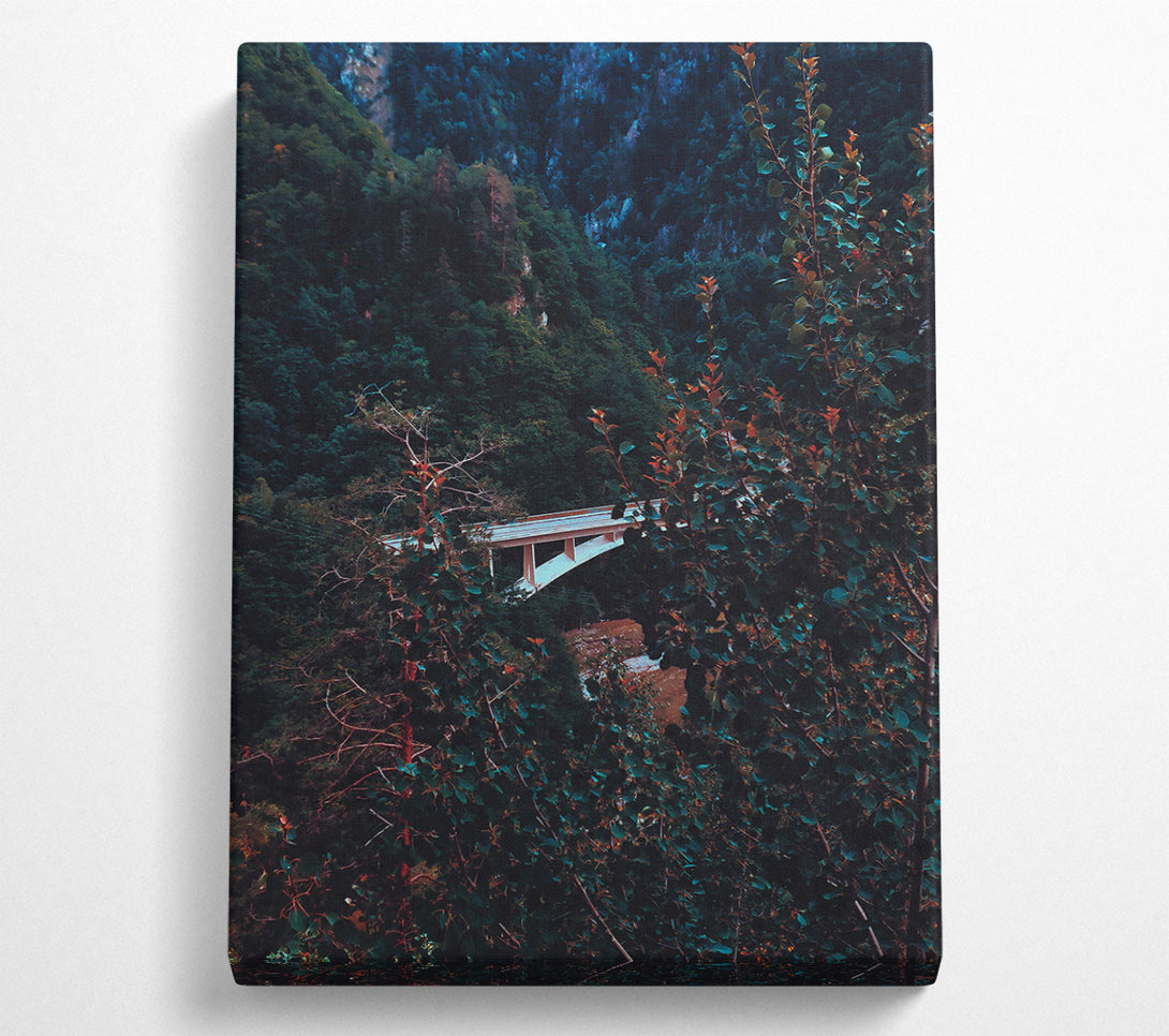  A Canvas Print of Emerald Bridge Overlook Canvas Wall Art