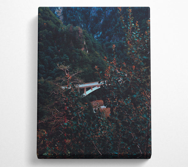  A Canvas Print of Emerald Bridge Overlook Canvas Wall Art
