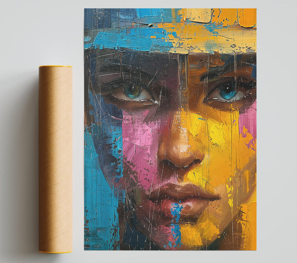Golden Gaze Print