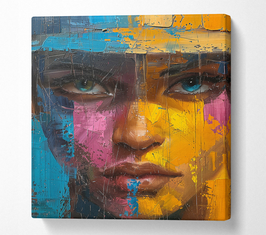  A Canvas Print of Golden Gaze Canvas Art