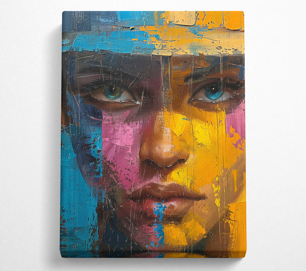  A Canvas Print of Golden Gaze Canvas Art
