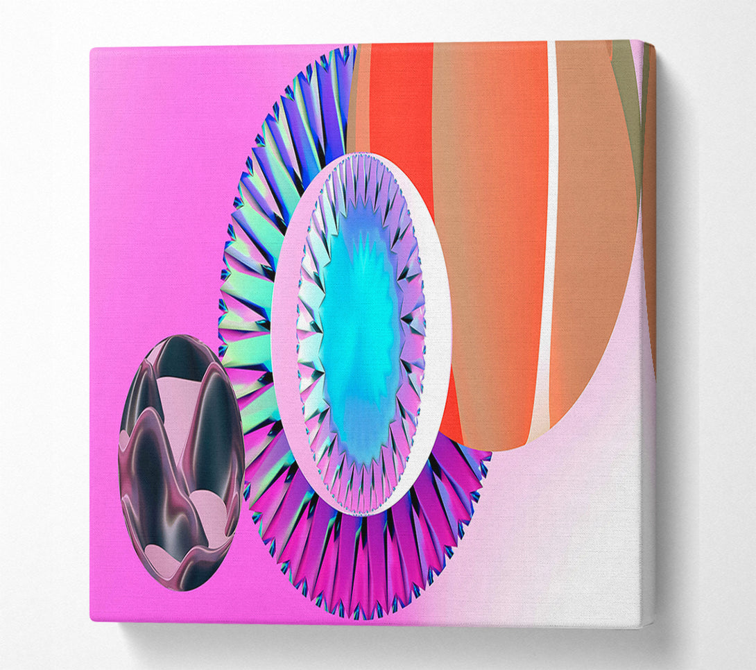  A Canvas Print of The Blue Iridescent Eye Canvas Art