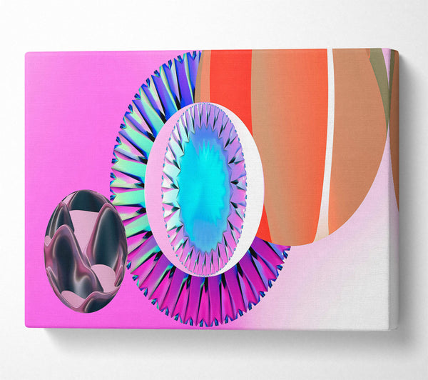  A Canvas Print of The Blue Iridescent Eye Canvas Art