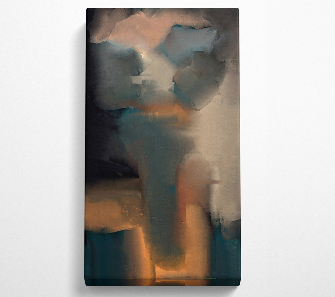  A Canvas Print of Teal And Amber Dreams Canvas Print