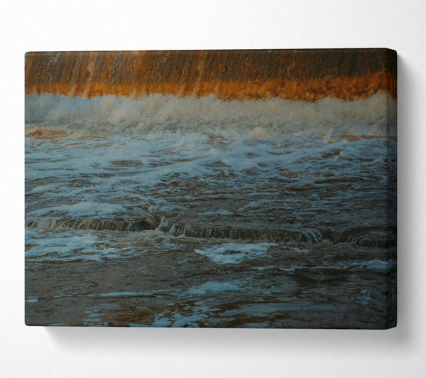  A Canvas Print of Azure River Rapids Canvas Art