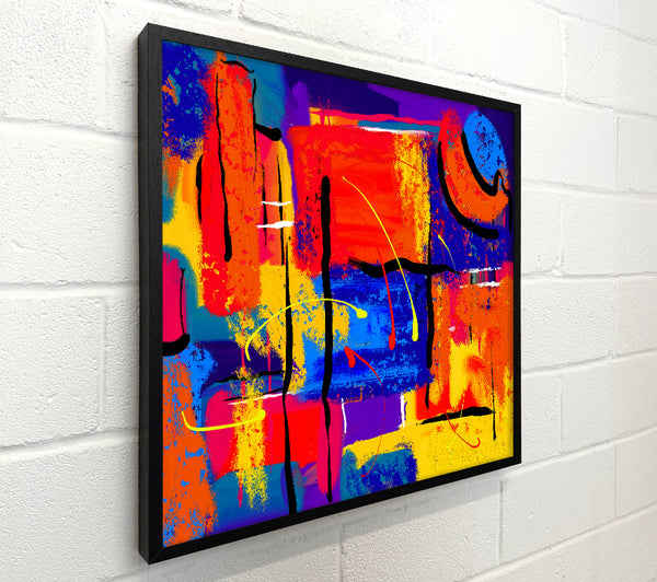 Red, Yellow, And Blue Lines
