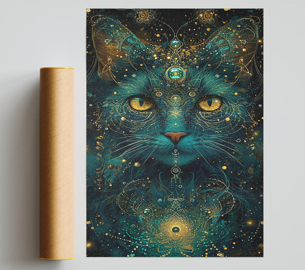 Emerald Cat'S Gaze Giclee Print