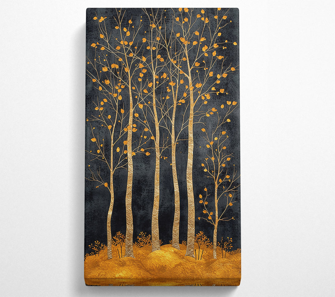  A Canvas Print of Golden Forest Hues Canvas Print