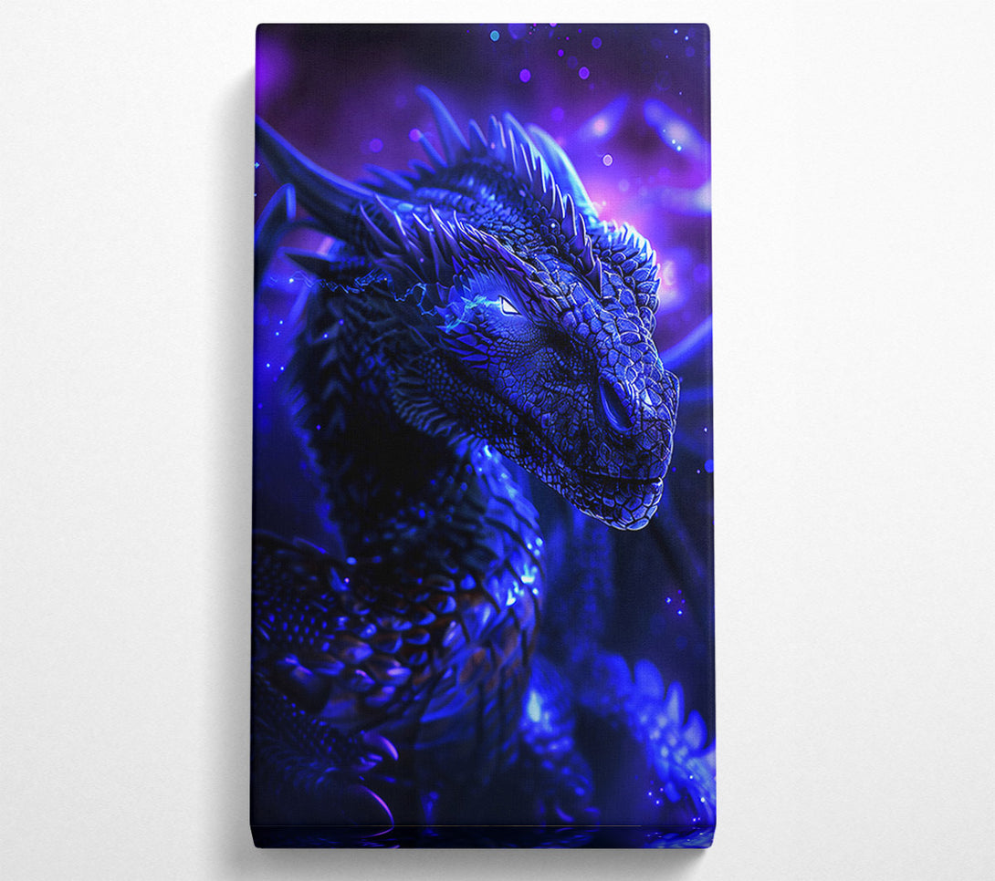  A Canvas Print of Azure Dragon'S Gaze Canvas Art