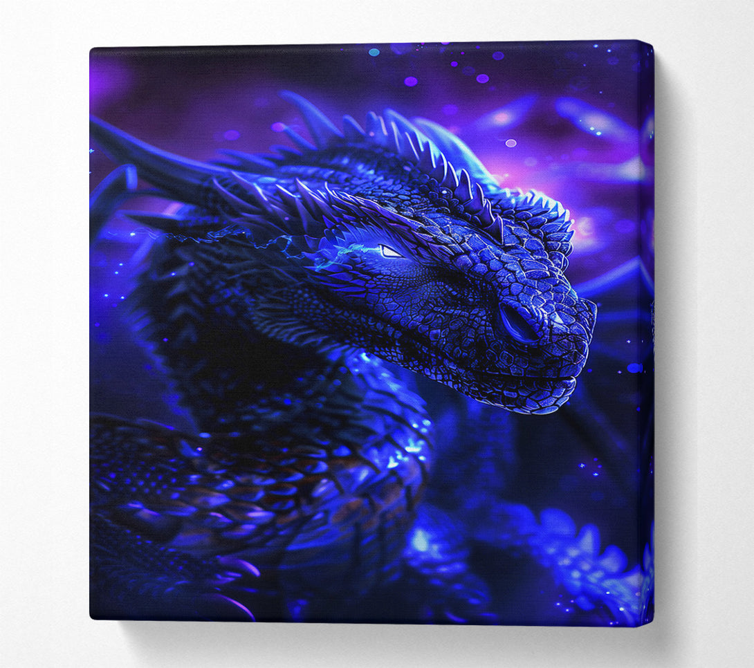  A Canvas Print of Azure Dragon'S Gaze Canvas Art