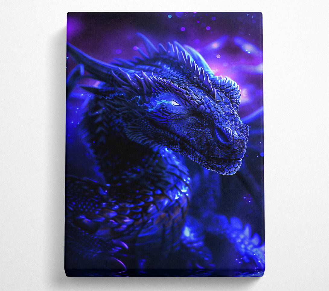  A Canvas Print of Azure Dragon'S Gaze Canvas Art