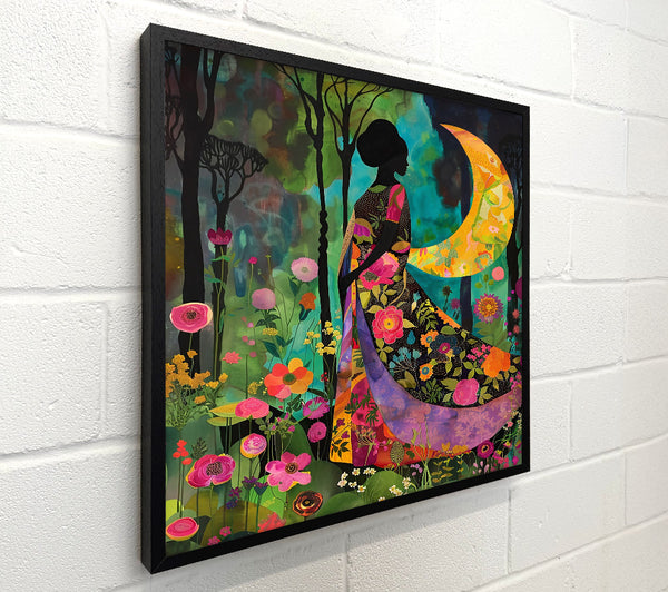 Golden Moonlit Garden