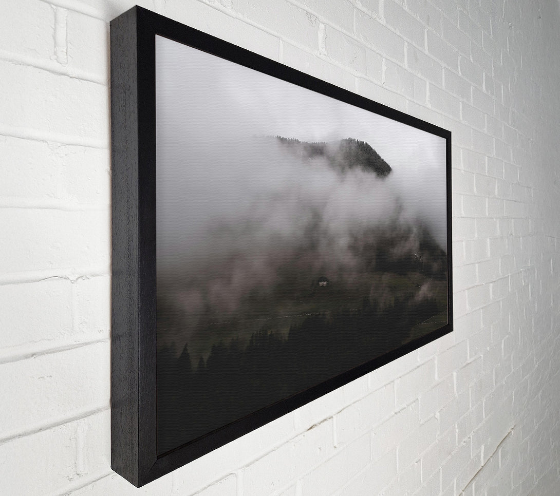  A Canvas Print of Gray Mist Enchantment Canvas Art