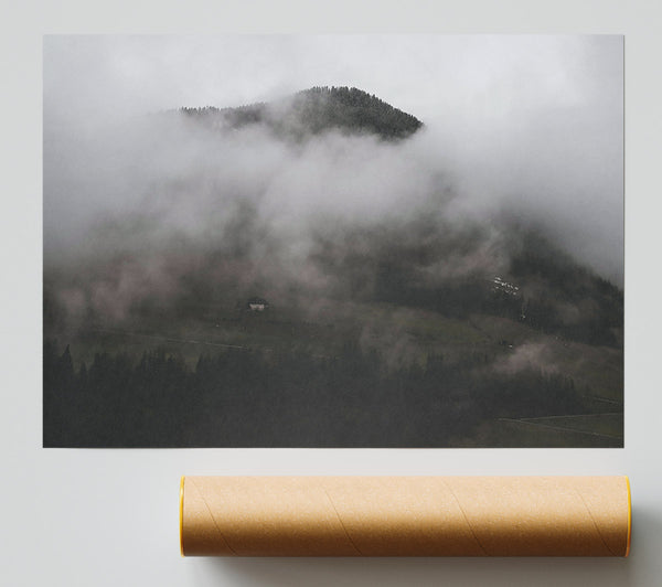 Gray Mist Enchantment Giclee Print