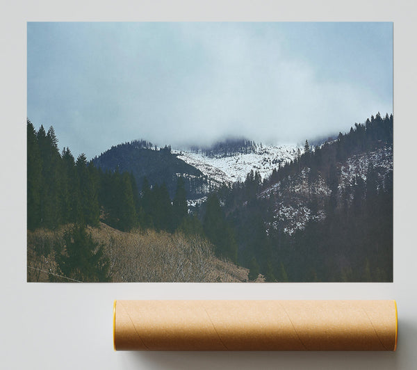 Blue Ridge Fog Poster