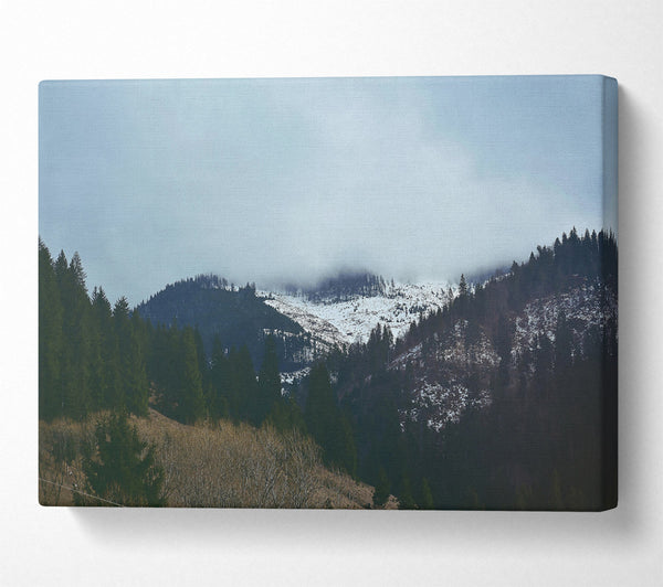  A Canvas Print of Blue Ridge Fog Canvas Print
