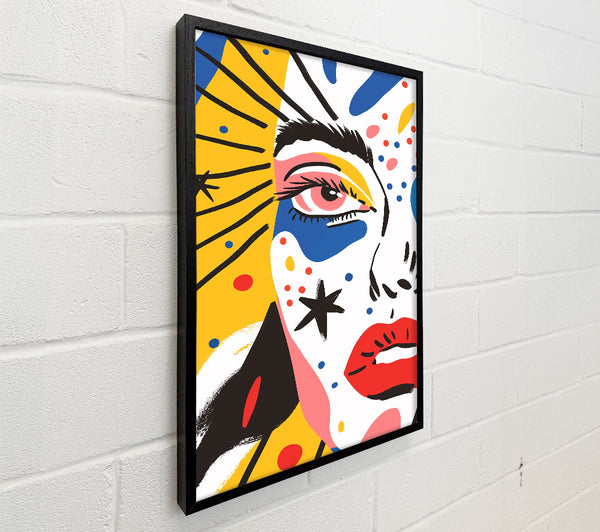 Yellow Abstract Gaze