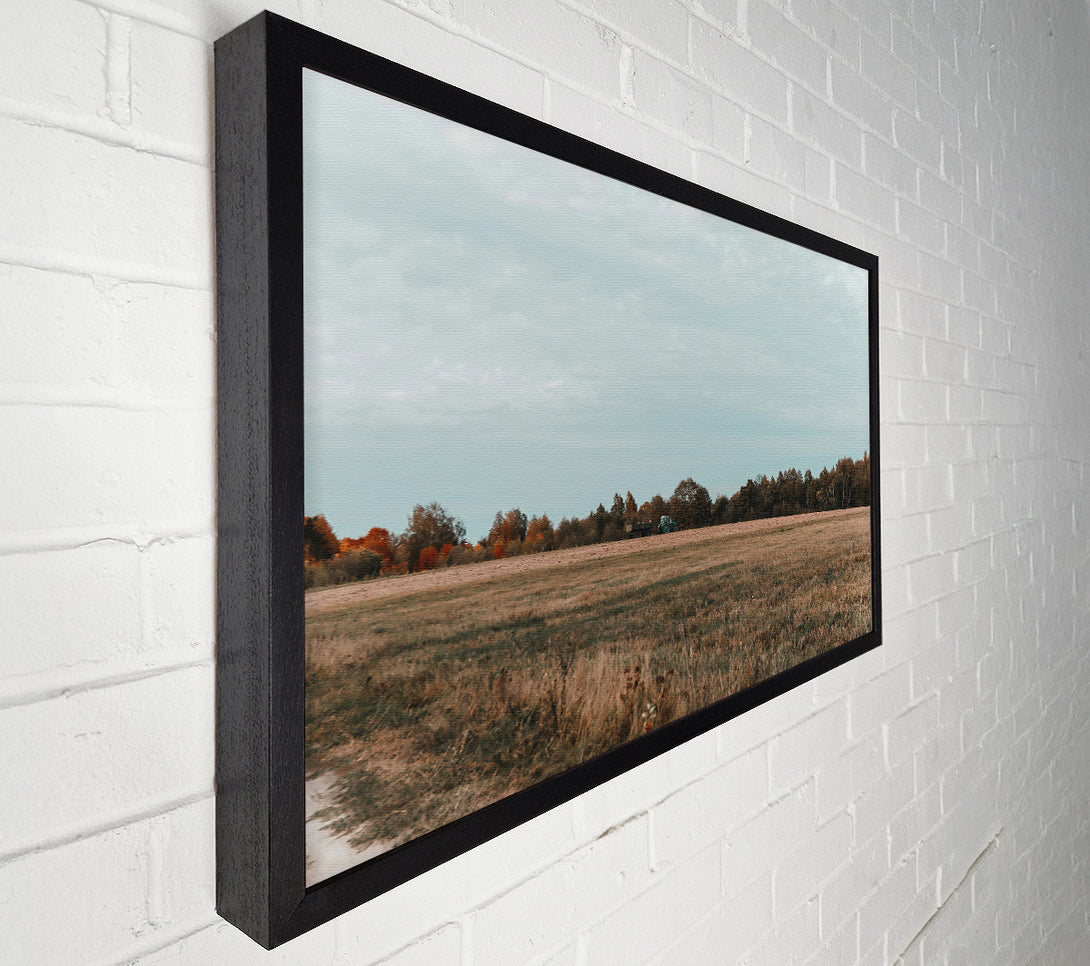  A Canvas Print of Brown Field Horizon Canvas Wall Art