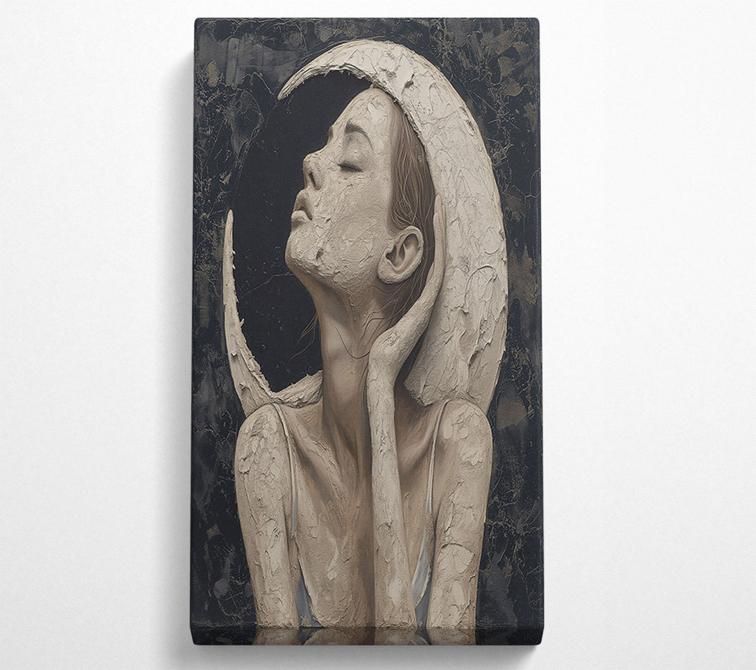  A Canvas Print of Pale Moonlight Embrace Canvas Print