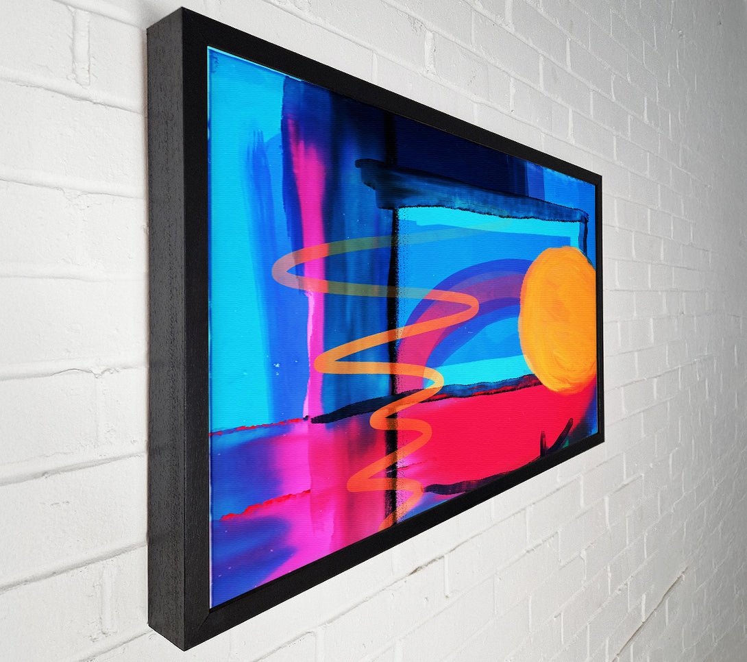  A Canvas Print of Orange Sun Dream Canvas Art