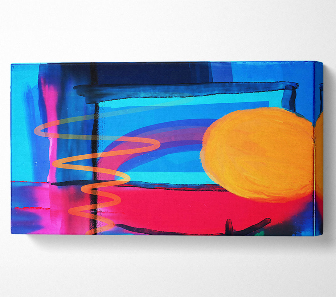  A Canvas Print of Orange Sun Dream Canvas Art