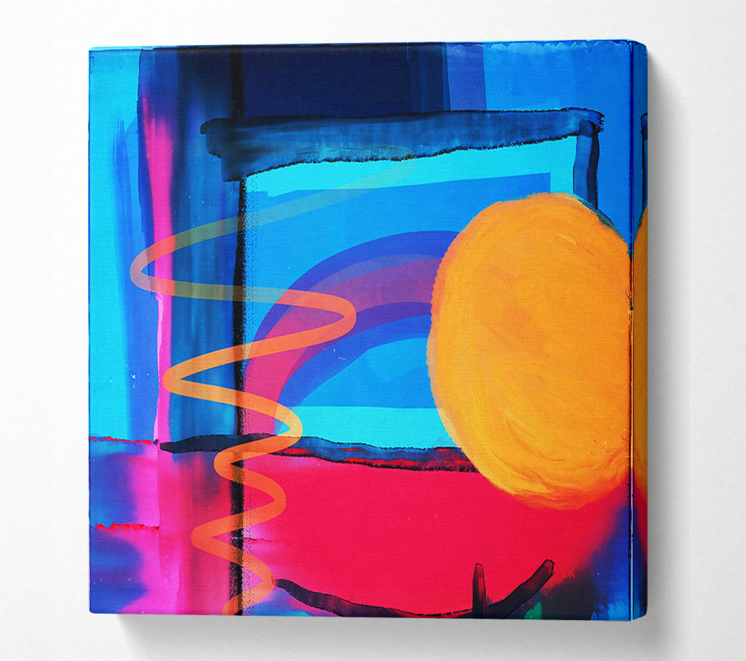  A Canvas Print of Orange Sun Dream Canvas Art