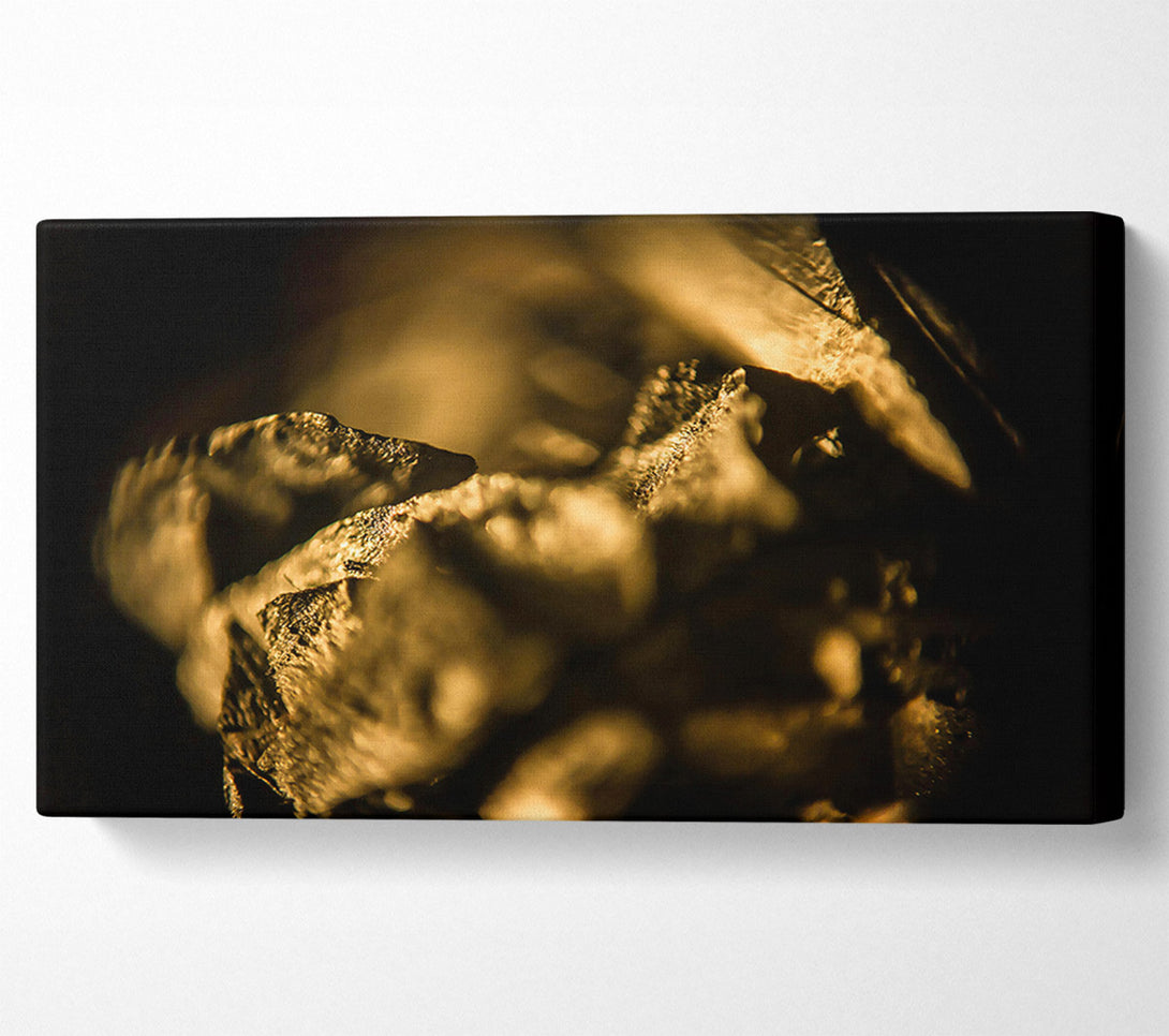  A Canvas Print of Golden Embers Glow Canvas Print