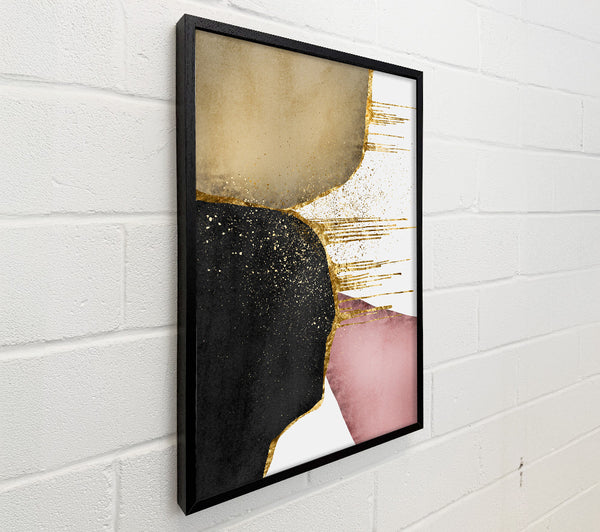 Gold Drip Abstract (1)