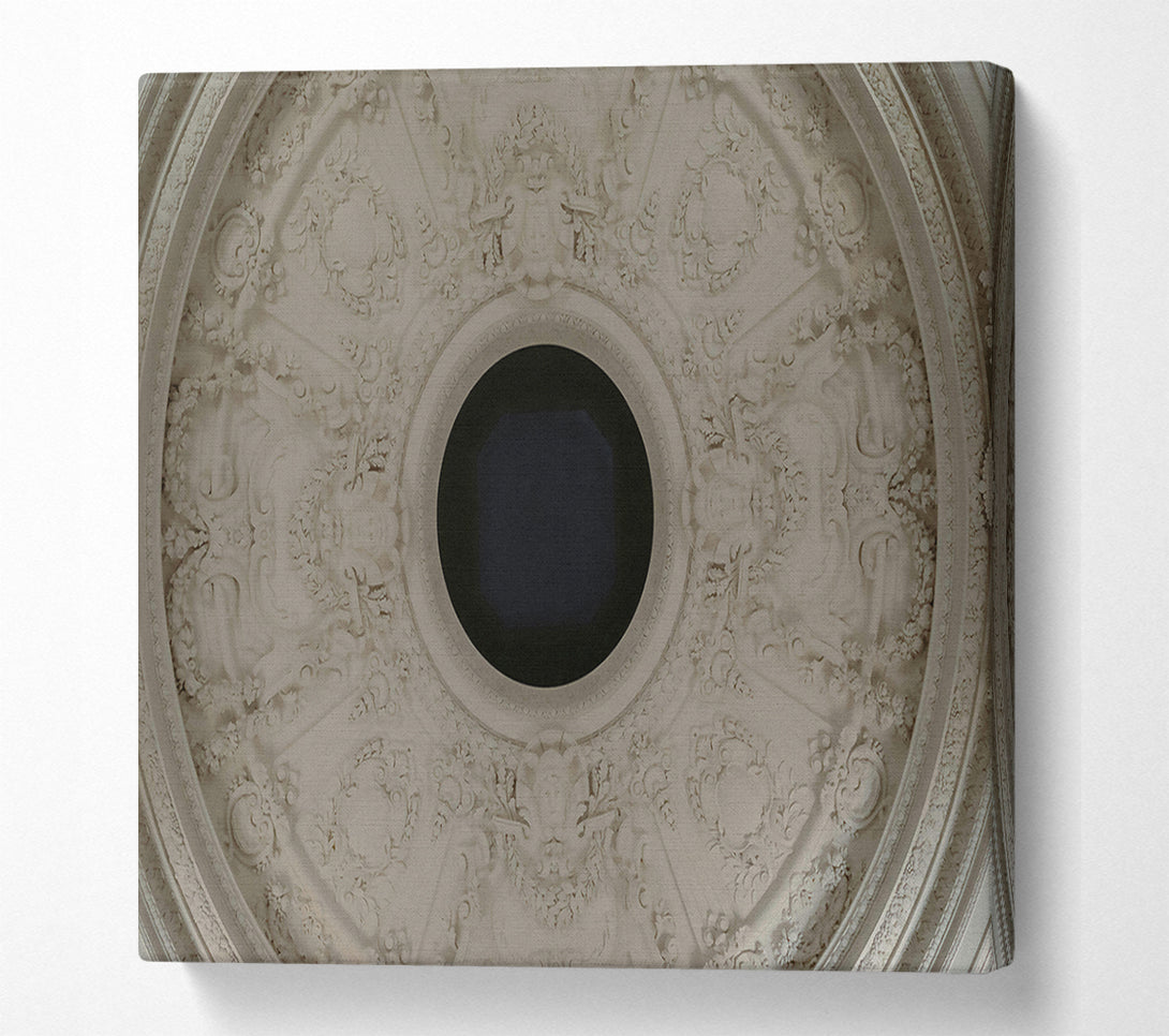  A Canvas Print of Ivory Ornate Dome Canvas Art
