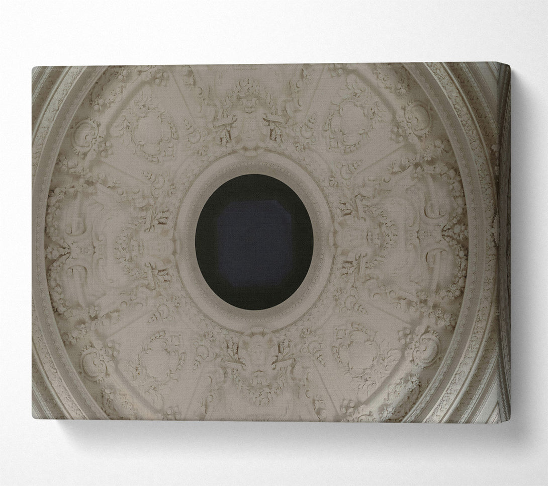  A Canvas Print of Ivory Ornate Dome Canvas Art