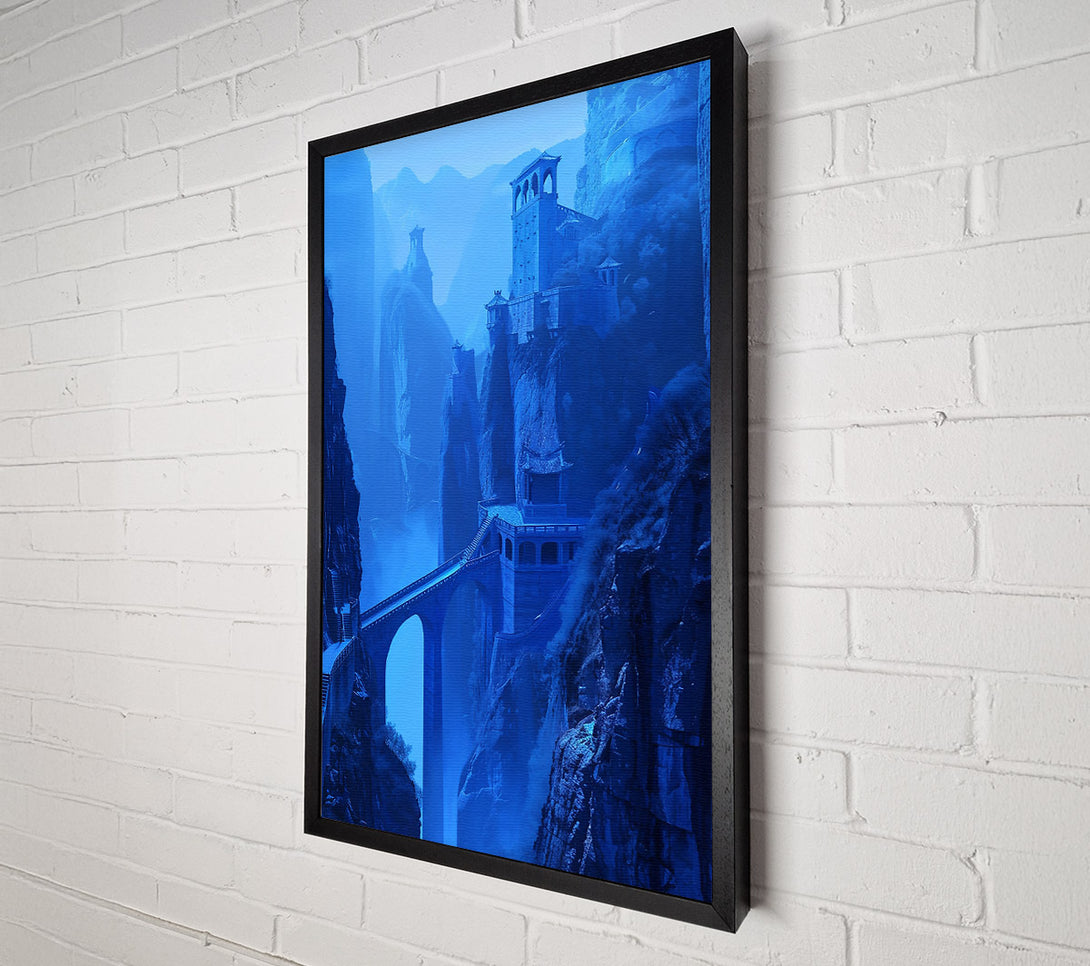  A Canvas Print of Azure Citadel Bridge Canvas Print