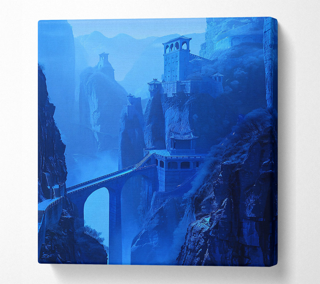  A Canvas Print of Azure Citadel Bridge Canvas Print