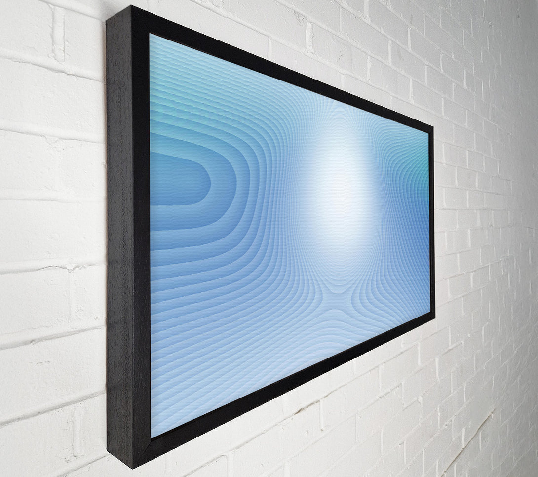  A Canvas Print of Azure Wave Patterns Canvas Art