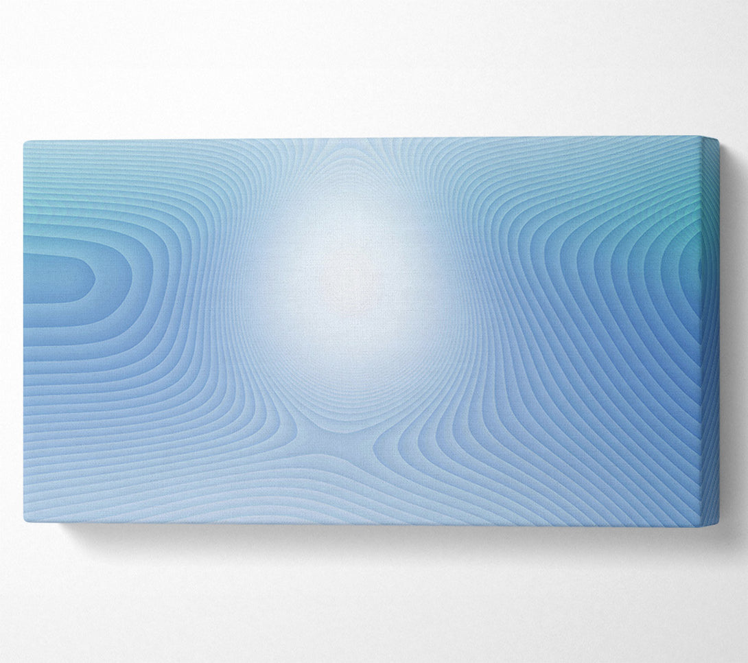  A Canvas Print of Azure Wave Patterns Canvas Art
