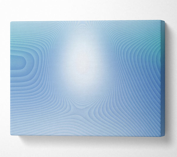  A Canvas Print of Azure Wave Patterns Canvas Art