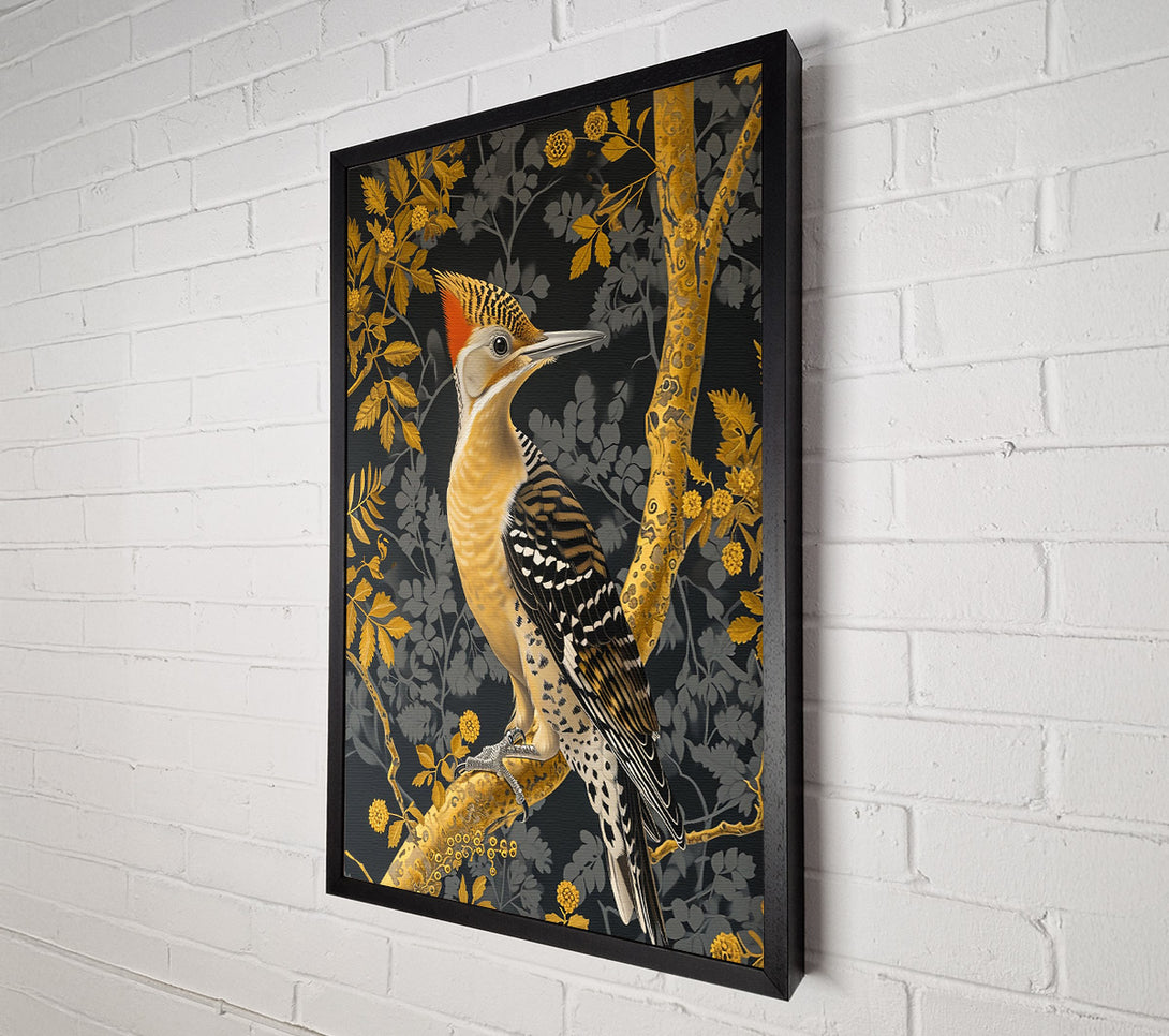  A Canvas Print of Golden Woodpecker Dreams Canvas Print