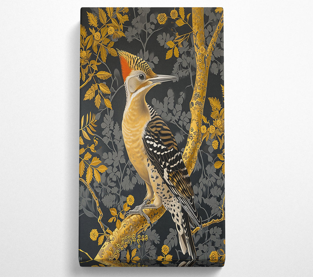  A Canvas Print of Golden Woodpecker Dreams Canvas Print